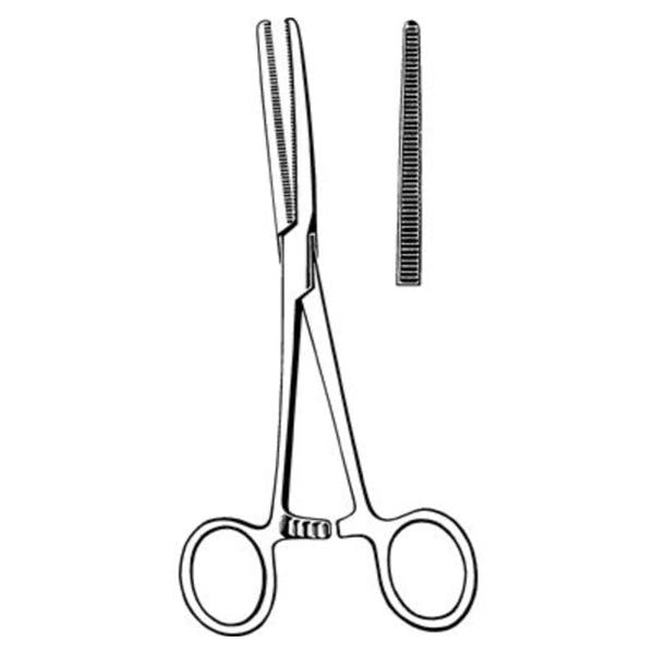 Sklar Instruments Forcep Hemostatic Rochester-Pean 7-1/4" Sharp Serrated Straight Ss Disp 12/Bx - 21-481