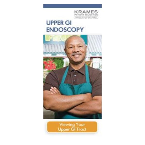 Krames Communications Brochure Educational Upper Gi Endoscopy: Viewing Your Upper Gi Tract Eng 50/Pk - 940387