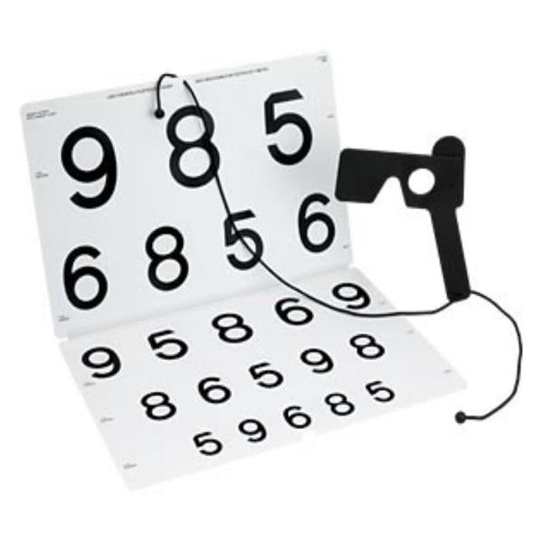 Good-Lite Co Chart Vision Rehabilitation Numbers 16X21-1/2" Ea - 272100