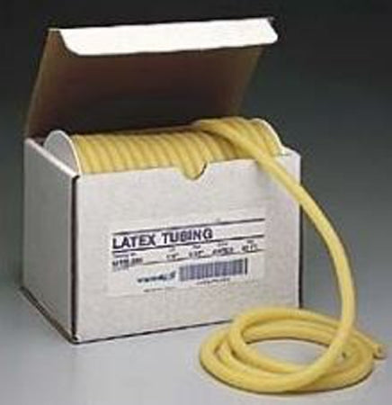 Kent Latex Products - General Use Connector Tubing 50 Foot Length 0.25 Inch I.D. Sterile Without Connector Amber Smooth OT Surface Natrual Latex Rubber - 804R