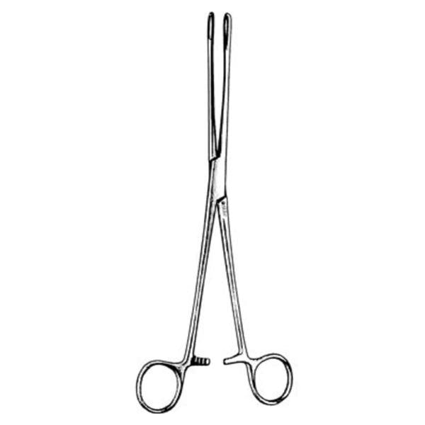Sklar Instruments Forcep Uterine Bonney 9-1/2" Serrated Straight Stainless Steel Ea - 90-7980