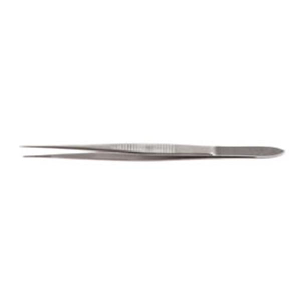 Sklar Instruments Forcep Splinter Econo 4-1/2" Fine Point Tip Serrated Straight Ss Disp 25/Bx - 96-2412
