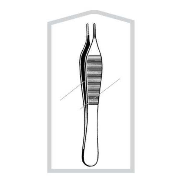 Sklar Instruments Forcep Dressing Adson Econo 4-3/4" Blunt Straight Ss Disposable 50/Bx - 96-2577