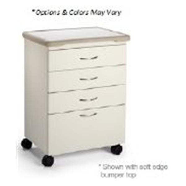 Midmark Corporation Cabinet Treatment Kydex 18" Mobile/3" Lock Caster (3) 4 Drwr/(1) 8 Drwr Lk Ea - M41C.216.KCN