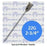 Acuderm Needle 22Gx2-3/4" Acuneedle Spinal Luer Lock/ Luer Slip Conventional 50/Box - N2235