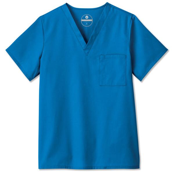 White Swan Uniform. Shirt Scrub Fundamentals Unisex 2X Large Royal Blue Ea - 14900-064-2X