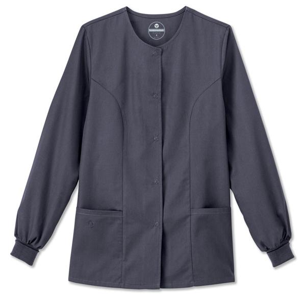 White Swan Uniform. Jacket Warm-Up Poly/Ctn W Chrcl Md 28" 2Pckt Ea - 14740-1004-M