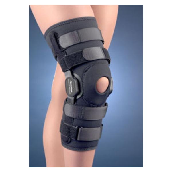 Fla Orthopedics Inc Brace Stabilizing Powercentric Adult Knee Neoprene Black Size Small Ea - 37-109SMBLK
