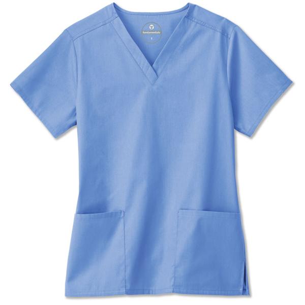 White Swan Uniform. Shirt Scrub Fundamentals 14700 Womens 3X Large Ceil Ea - 14700-0463XL