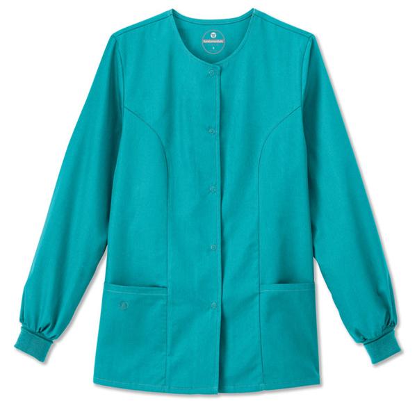 White Swan Uniform. Jacket Warm-Up Fundamentals Womens Teal X-Large Ea - 14740-017-XL