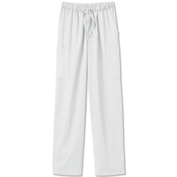 White Swan Uniform. Scrub Pant Fundamentals 14843 Unisex X-Large White Ea - 14843-011-XL