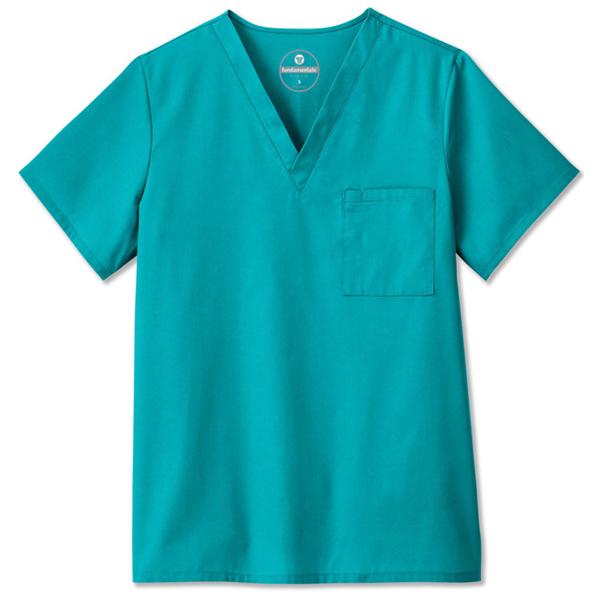 White Swan Uniform. Shirt Scrub Fundamentals 14900 Unisex 4X Large Teal Ea - 14900-0174XL