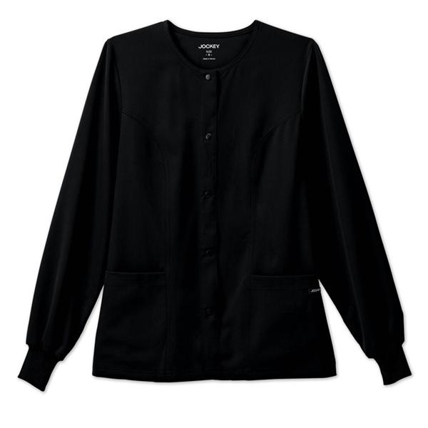 Jockey (TM) Scrubs Jacket Scrub Jockey Womens Black X-Small Ea - 2356-015-XS