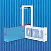 Bowman Glove Butler - Glove Box Holder Horizontal or Vertical Mounted 3-Box Capacity Silver 3-3/4 X 10 X 16-1/2 Inch Steel - GS-006