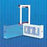 Bowman Glove Butler - Glove Box Holder Horizontal or Vertical Mounted 3-Box Capacity Silver 3-3/4 X 10 X 16-1/2 Inch Steel - GS-006