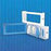 Bowman Glove Butler - Glove Box Holder Horizontal or Vertical Mounted 4-Box Capacity Clear 3-3/4 X 10 X 22-1/4 Inch Plastic - GP-061