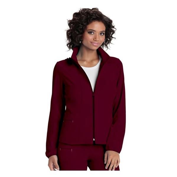 HeartSoul Jacket Warm-Up Heartsoul Womens Wine 3X Large Ea - 20310-WINH3X