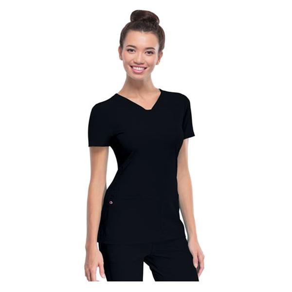 HeartSoul Shirt Scrub Heartsoul 20710 Large Black Ea - 20710-BCKH-L