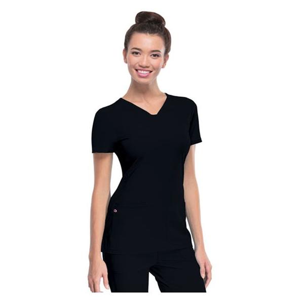 HeartSoul Shirt Scrub Heartsoul 20710 3X Large Black Ea - 20710-BCKH3X