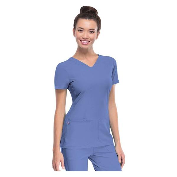 HeartSoul Shirt Scrub Heartsoul 20710 Womens Medium Ceil Ea - 20710-CILH-M