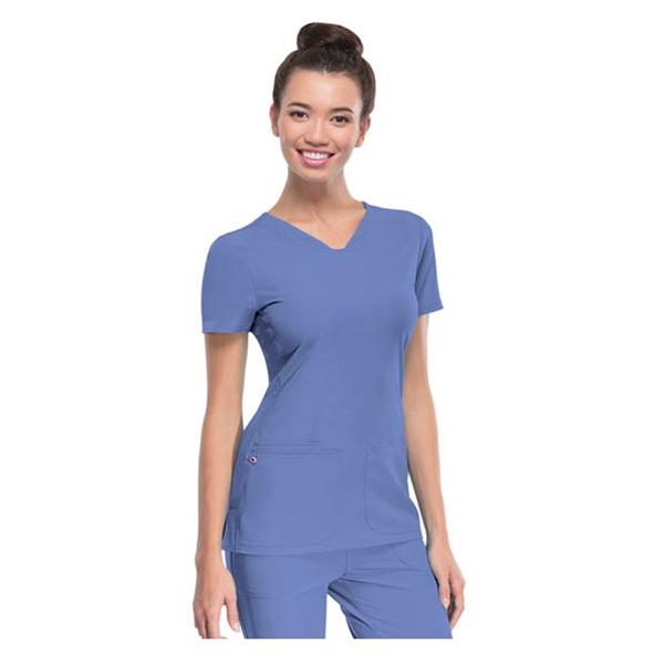 HeartSoul Shirt Scrub Heartsoul 20710 Womens X-Small Ceil Ea - 20710-CILHXS
