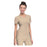 HeartSoul Shirt Scrub Heartsoul 20710 Womens 2X Large Khaki Ea - 20710-KHAH-L