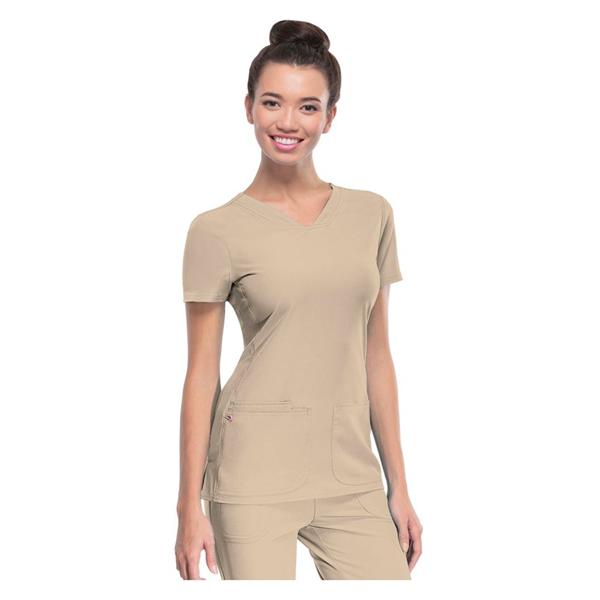 HeartSoul Shirt Scrub Heartsoul 20710 Womens 2X Large Khaki Ea - 20710-KHAH-L