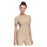 HeartSoul Shirt Scrub Heartsoul 20710 Womens 2X Large Khaki Ea - 20710-KHAH-S