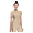 HeartSoul Shirt Scrub Heartsoul 20710 Womens 2X Large Khaki Ea - 20710-KHAH2X
