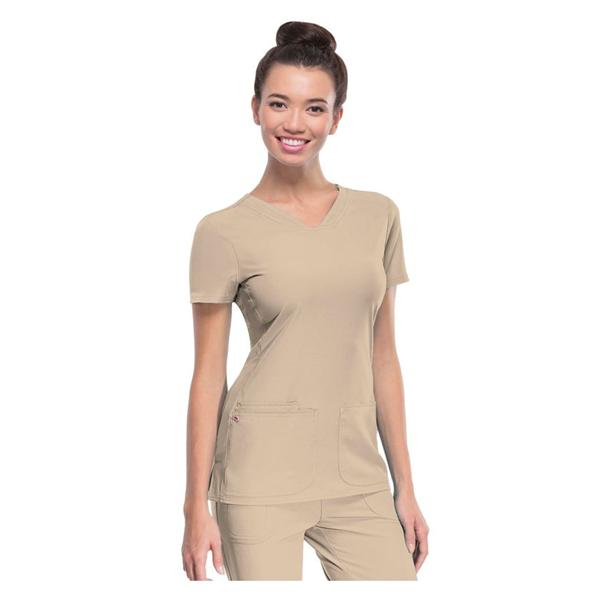 HeartSoul Shirt Scrub Heartsoul 20710 Womens 3X Large Khaki Ea - 20710-KHAH3X