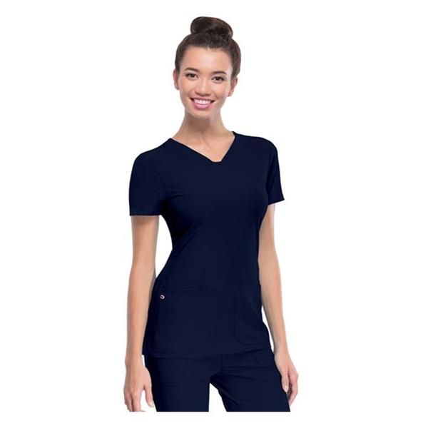 HeartSoul Shirt Scrub Heartsoul 20710 Womens Small Navy Ea - 20710-NAYH-S
