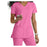 HeartSoul Shirt Scrub Heartsoul 20710 Medium Pink Ea - 20710-PNKH-M
