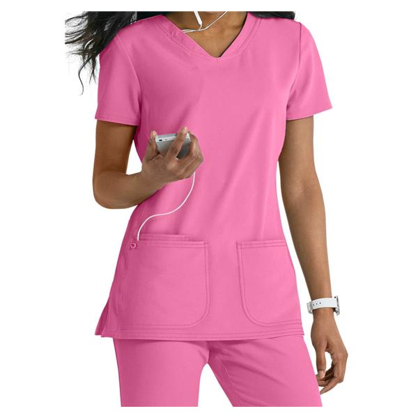 HeartSoul Shirt Scrub Heartsoul 20710 X-Small Pink Ea - 20710-PNKHXS