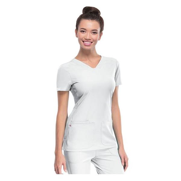 HeartSoul Shirt Scrub Heartsoul 20710 Womens Small White Ea - 20710-WHIH-S