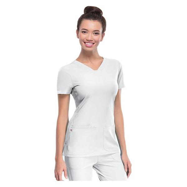 HeartSoul Shirt Scrub Heartsoul 20710 Womens 2X Large White Ea - 20710-WHIH2X