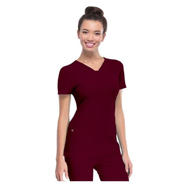 HeartSoul Shirt Scrub Heartsoul 20710 Womens Medium Wine Ea - 20710-WINH-M