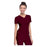 HeartSoul Shirt Scrub Heartsoul 20710 Womens Small Wine Ea - 20710-WINH-S