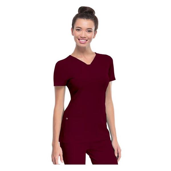HeartSoul Shirt Scrub Heartsoul 20710 Womens X-Large Wine Ea - 20710-WINHXL
