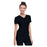 HeartSoul Shirt Scrub Heartsoul 20710 Womens 2X Small Black Ea - 20710BCKHXXS