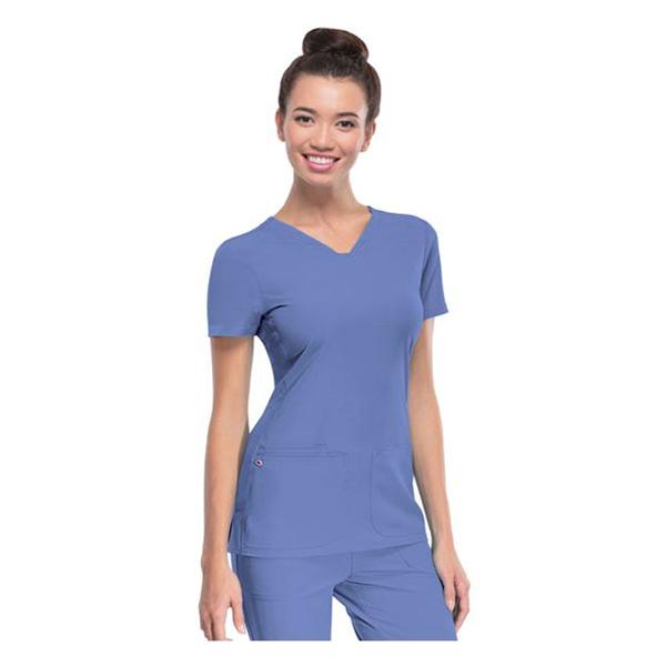 HeartSoul Shirt Scrub Heartsoul 20710 Womens 2X Small Ceil Ea - 20710CILHXXS