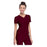 HeartSoul Shirt Scrub Heartsoul 20710 Womens 2X Small Wine Ea - 20710WINHXXS