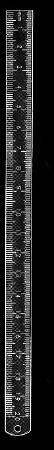 Br Surgical Ruler Stainless Steel 12 Inch / 30 Cm - BR02-34030