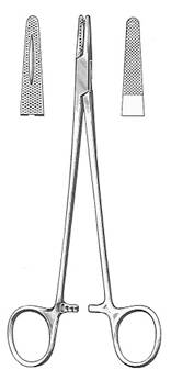 BR Surgical - Needle Holder 6 Inch Length Finger Ring Handle - BR24-19416