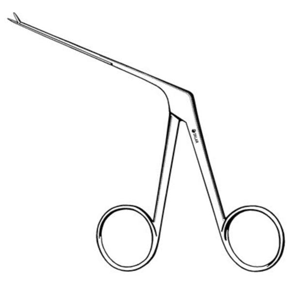 Sklar Instruments Forcep Alligator 3-1/4" Smooth Straight Micro Stainless Steel Ea - 67-8175