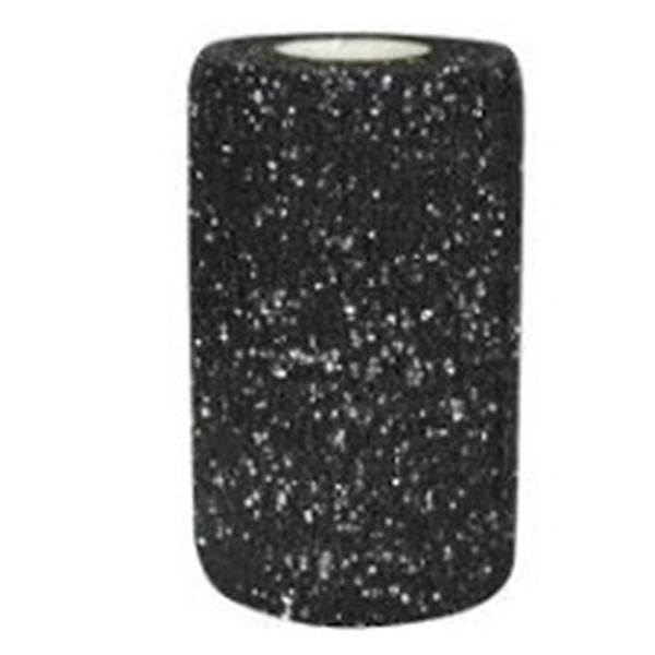 Andover Coated Products Bandage Powerflex 3"X6Yd Athletic Foam Glitter Black 16/Ca - 3730GK-016