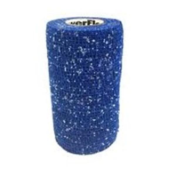 Andover Coated Products Bandage Powerflex 3"X6Yd Athletic Foam Glitter Blue 16/Ca - 3730GB-016