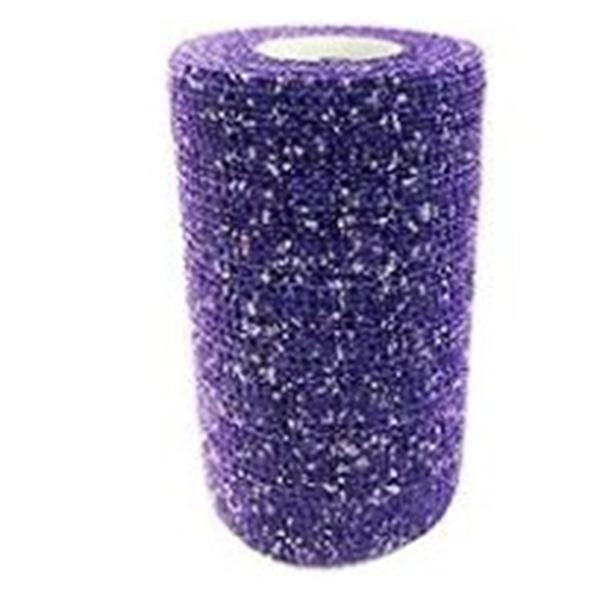Andover Coated Products Bandage Powerflex 3"X6Yd Athletic Foam Glitter Purple 16/Ca - 3730GU-016