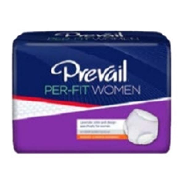 First Quality Products Pants Prevail Adult Female Large 34-46" Moderate White 25/Pk - MESHLG