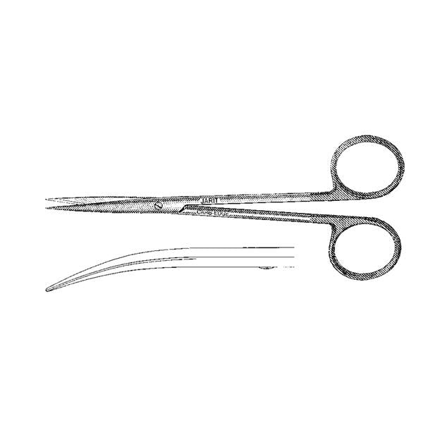 Integra Miltex Inc Scissors Lahey Carbedge 5-3/4" Sharp Carb-Edge Curved Ss/Tc Ea - 101253
