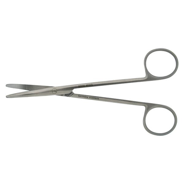 BR Surgical, Scissors Fomon 5-1/8" Blunt/Blunt Smooth Strongly Curved Stainless Steel Ea - BR08-40213
